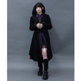 黒 | テーラー襟ロングコート | axes femme