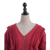 ダメージフリル裏毛カットカーディガン | axes femme | 詳細画像10 