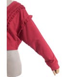 ダメージフリル裏毛カットカーディガン | axes femme | 詳細画像15 