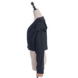 ダメージフリル裏毛カットカーディガン | axes femme | 詳細画像17 