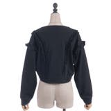 ダメージフリル裏毛カットカーディガン | axes femme | 詳細画像18 