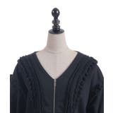 ダメージフリル裏毛カットカーディガン | axes femme | 詳細画像19 