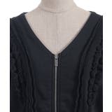 ダメージフリル裏毛カットカーディガン | axes femme | 詳細画像21 