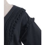 ダメージフリル裏毛カットカーディガン | axes femme | 詳細画像22 