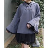 チャコール | ダンボールニットポンチョ | axes femme