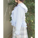 ＵＶカットフードフリルカーディガン | axes femme | 詳細画像2 