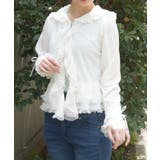 白 | ＵＶカットフードフリルカーディガン | axes femme