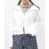 フリルショートパーカー | axes femme | 詳細画像9 