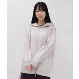 袖レースロングパーカー | axes femme | 詳細画像11 