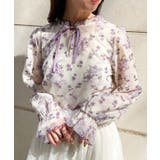 生成り | 2WAYチュール刺繍ブラウス | axes femme