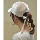 生成り | バックリボンベロアキャップ | axes femme