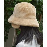 ベージュ | イヤーウォーマーファーハット | axes femme