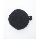 コサージュ付きニットベレー | axes femme | 詳細画像13 