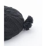 コサージュ付きニットベレー | axes femme | 詳細画像14 