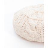 コサージュ付きニットベレー | axes femme | 詳細画像7 