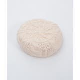 コサージュ付きニットベレー | axes femme | 詳細画像9 