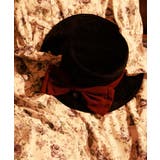 黒 | 配色リボンベロアハット | axes femme