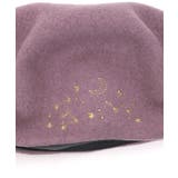 冬の星座刺繍ベレー | axes femme | 詳細画像9