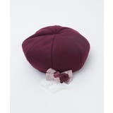 巻きバラブローチ付きベレー | axes femme | 詳細画像13