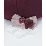 巻きバラブローチ付きベレー | axes femme | 詳細画像16