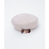 巻きバラブローチ付きベレー | axes femme | 詳細画像20