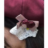 巻きバラブローチ付きベレー | axes femme | 詳細画像3