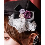 巻きバラブローチ付きベレー | axes femme | 詳細画像5