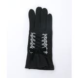 ベロアリボンレースアップ手袋 | axes femme | 詳細画像10