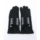 ベロアリボンレースアップ手袋 | axes femme | 詳細画像8