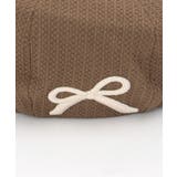 リボン刺繍ベレー | axes femme | 詳細画像7