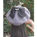 パール付きリボンファーベレー | axes femme | 詳細画像1 