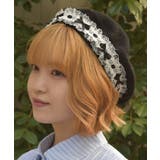 黒 | はしごレースリボンベレー | axes femme