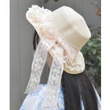 レースリボンフリルカンカン帽 | axes femme | 詳細画像1 