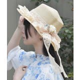 レースリボンフリルカンカン帽 | axes femme | 詳細画像2 