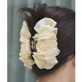 生成り | ローズオーガンジークリップ | axes femme