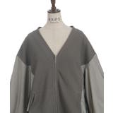 チュール切替カーデ | axes femme | 詳細画像11 