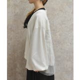 チュール切替カーデ | axes femme | 詳細画像2 