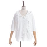 異素材切替パーカー | axes femme | 詳細画像14 