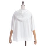 異素材切替パーカー | axes femme | 詳細画像16 