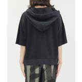 異素材切替パーカー | axes femme | 詳細画像5 