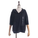 異素材切替パーカー | axes femme | 詳細画像6 