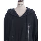 異素材切替パーカー | axes femme | 詳細画像9 