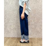 裾切替デニムパンツ | axes femme | 詳細画像2