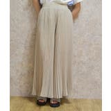 生成り | シフォンプリーツパンツ | axes femme