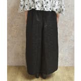 異素材プリーツ切替パンツ | axes femme | 詳細画像3 