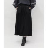 黒 | メッシュデザインフレアパンツ | axes femme