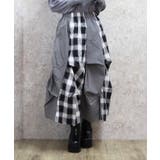 グレー | 配色タックスカート | axes femme
