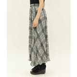 シワ加工チェック柄スカート | axes femme | 詳細画像2 