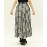 シワ加工チェック柄スカート | axes femme | 詳細画像3 