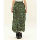 シワ加工チェック柄スカート | axes femme | 詳細画像5 